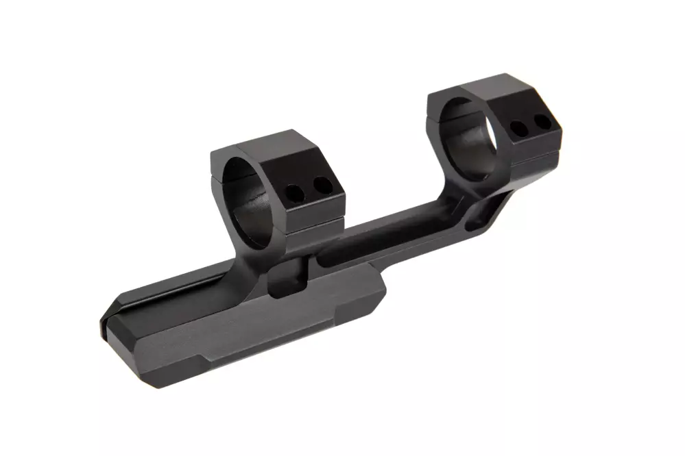 One-piece angled scope mount - Black