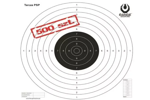 TS-2 PSP Shooting Target - 500 Pcs