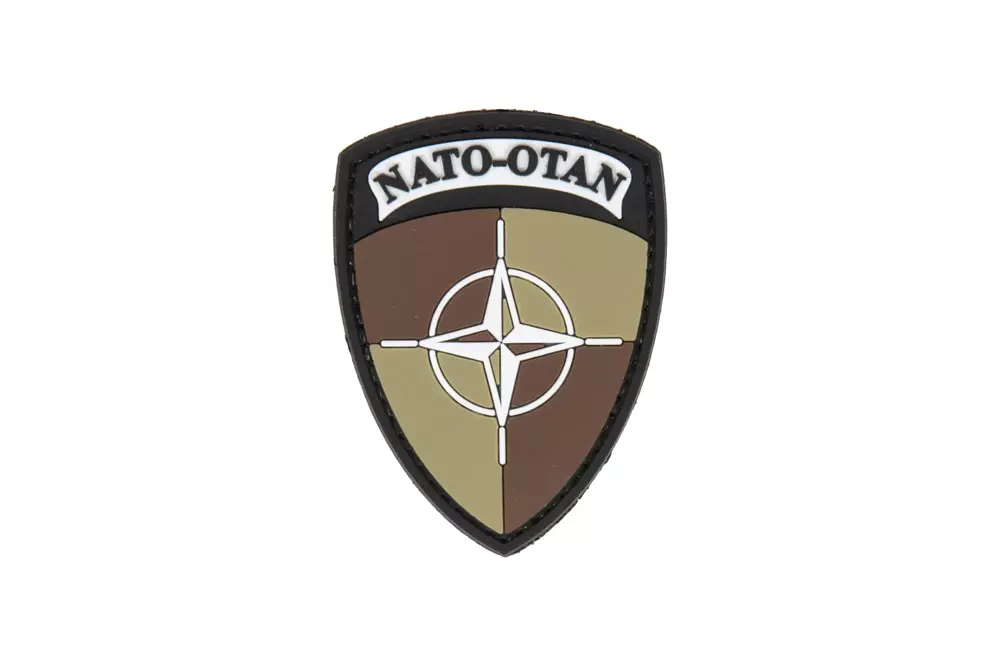 PVC patch - NATO Shield - Desert