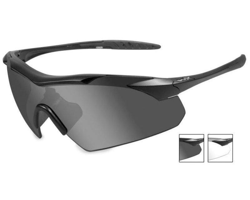 Wiley X Vapor tactical glasses - Grey/Clear Black Frame