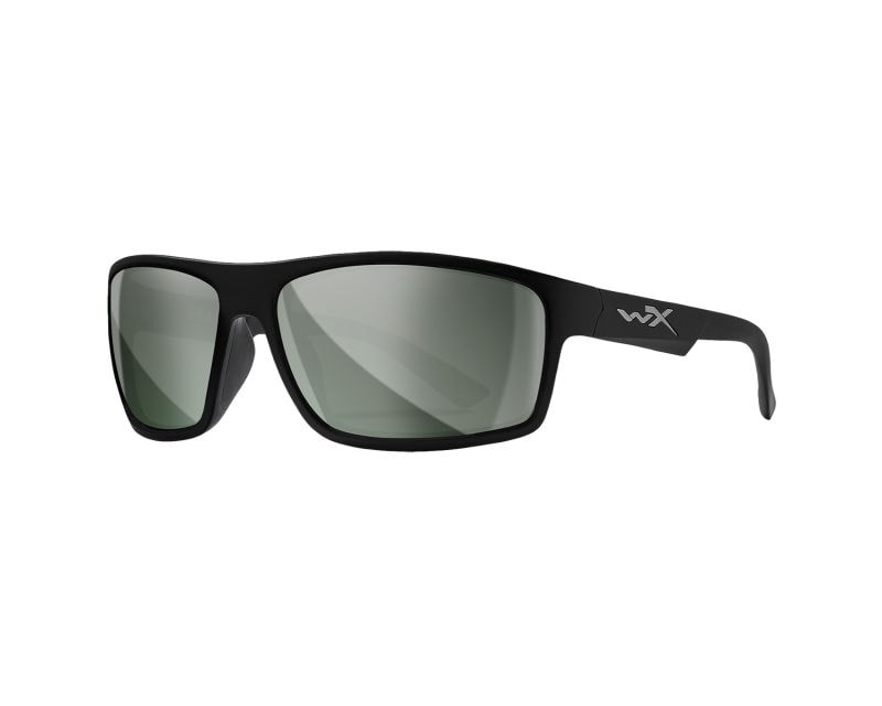 Wiley X Peak Sunglasses - Silver Flash/Matte Black