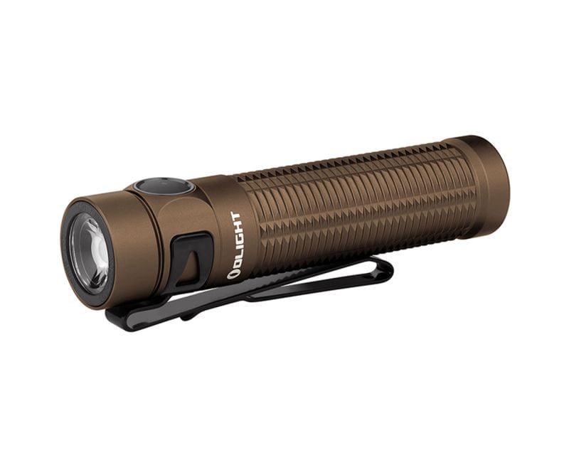 Olight Baton 3 Pro Cool White Rechargeable flashlight Desert Tan - 1500 lumens