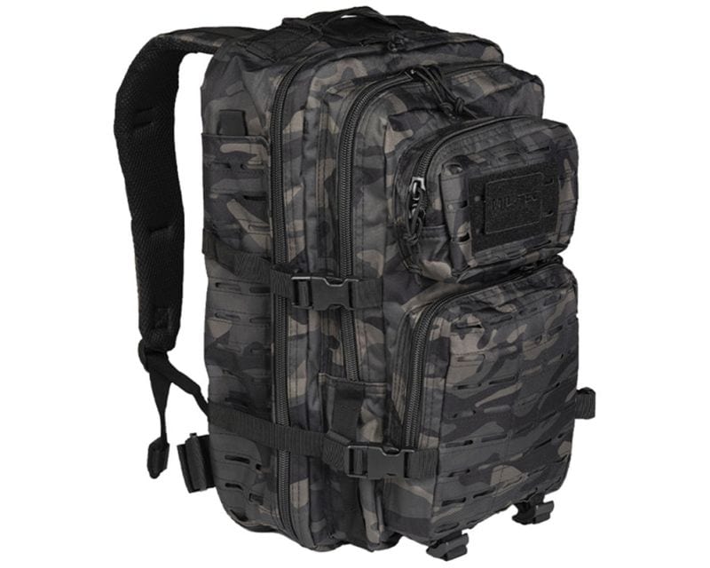 Mil-Tec Assault Pack Laser Cut Large 36 l Backpack - Dark Camo