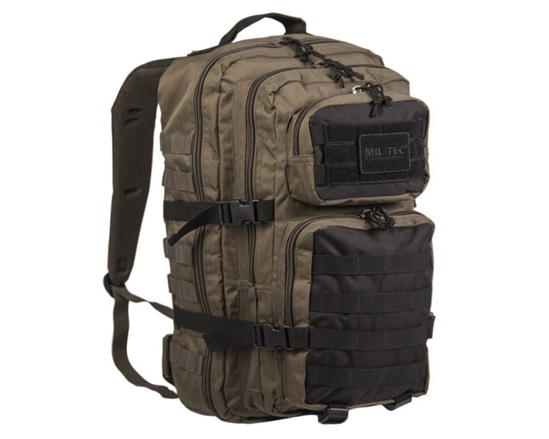Mil-Tec Large Assault Pack 36 l Backpack - Ranger Green/Black