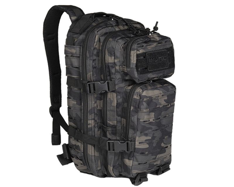 Mil-Tec Assault Pack Laser Cut Small 20 l Backpack - Dark Camo