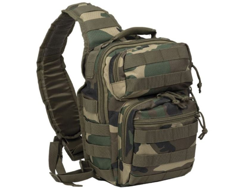 Mil-Tec One Strap Assault Backpack 10 l - Woodland
