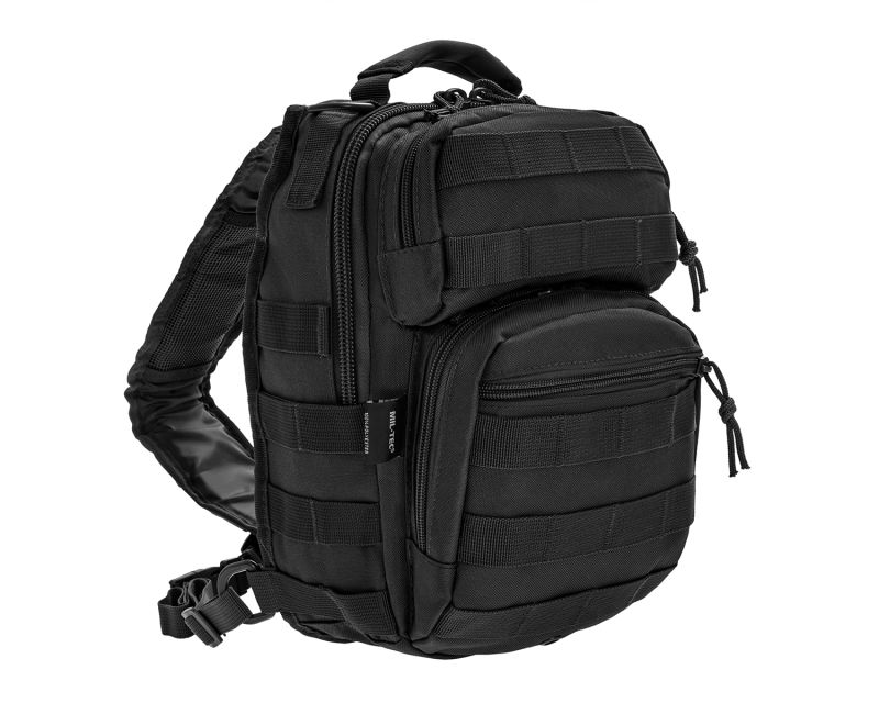 Mil-Tec Assault 10 l One Strap Shoulder Backpack - Black