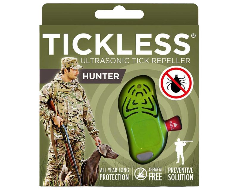 TickLess Hunter ultrasonic tick repeller - for hunters - Green