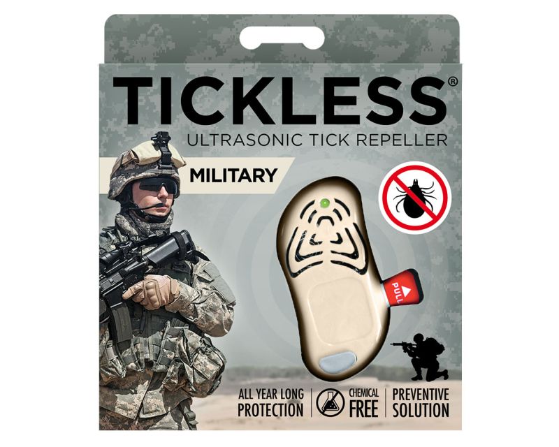 TickLess Military ultrasonic tick repellent - for humans - Beige