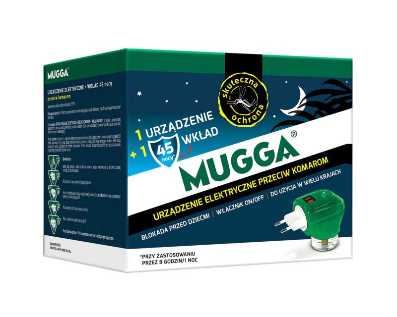 Mugga electrofumigator + 45N cartridge - 35 ml