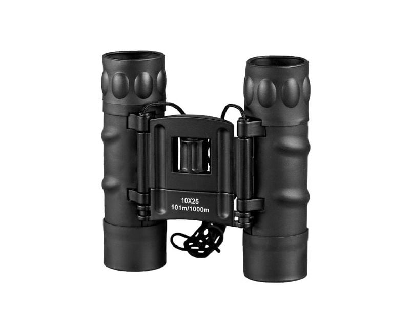 Mil-Tec 10x25 Gen II Compact Binoculars - Black