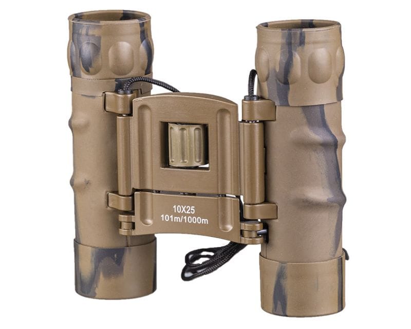 Mil-Tec 10x25 Gen II Compact binoculars - Desert
