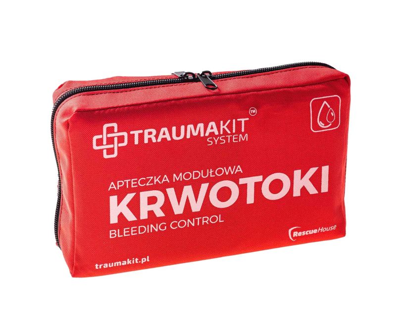 AedMax Trauma Kit K Modular First Aid Kit - Haemorrhages - Black