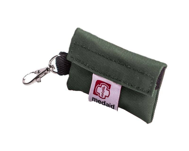 Medaid Mini Plus key ring first aid kit - Green