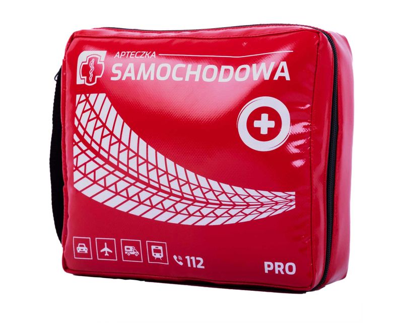 Medaid PRO car first aid kit with equipment - Red