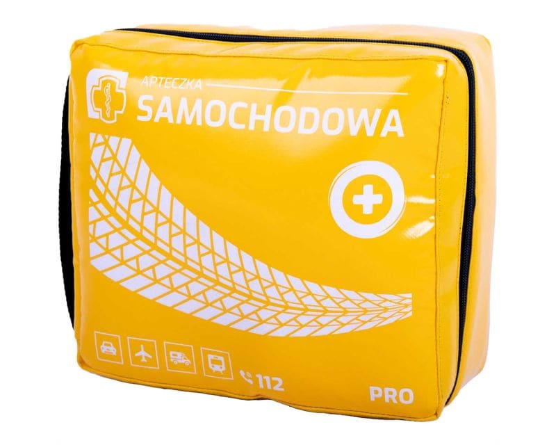 Medaid PRO Car First Aid Kit with Equipment - Yellow