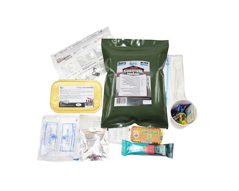 Food ration Arpol Survival Package 1 - shoulder with rice and vegetables