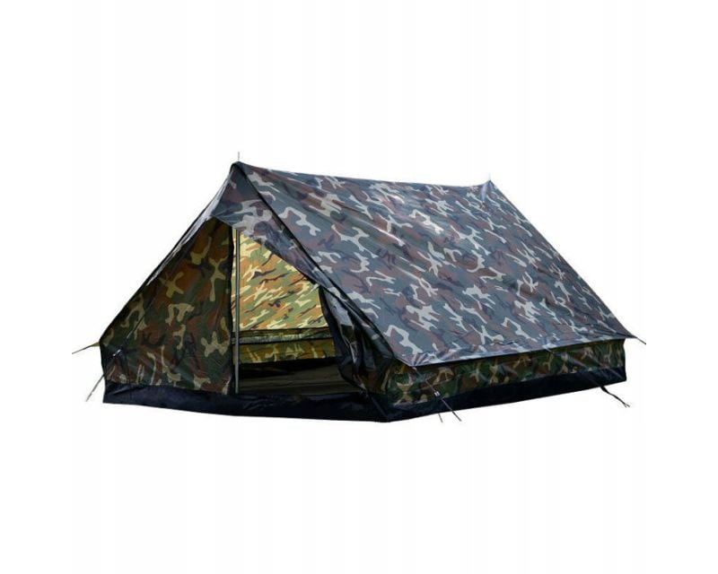 Mil-Tec Mini Pack Standard 2-Person Tent - Woodland