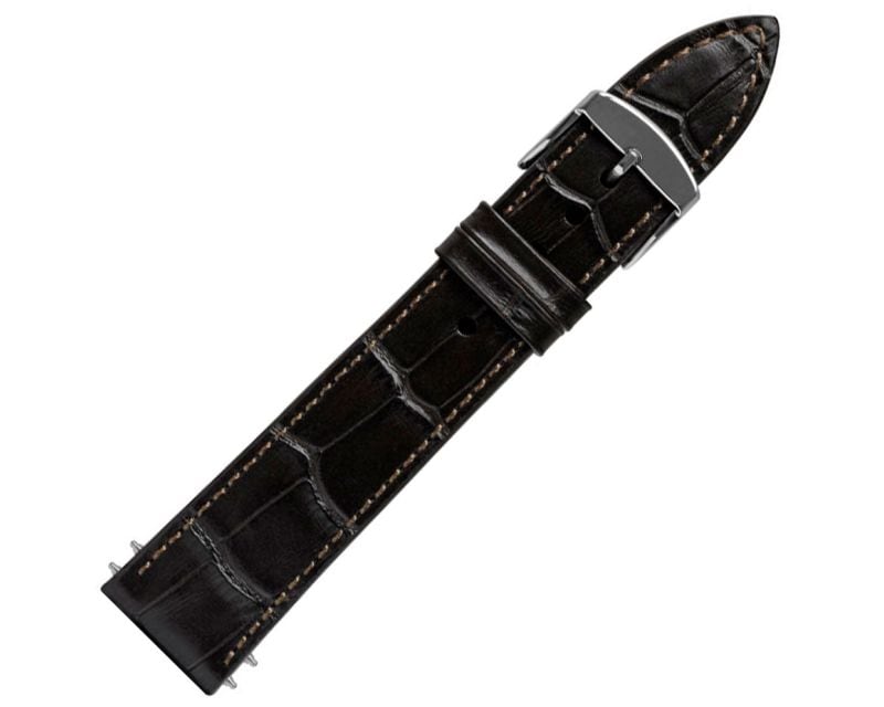 Zeppelin leather strap for watch 20 mm - Brown