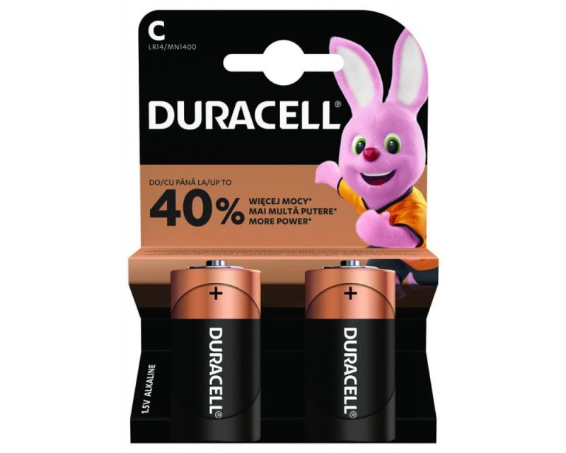 Duracell LR14/C Batteries - 2pcs.