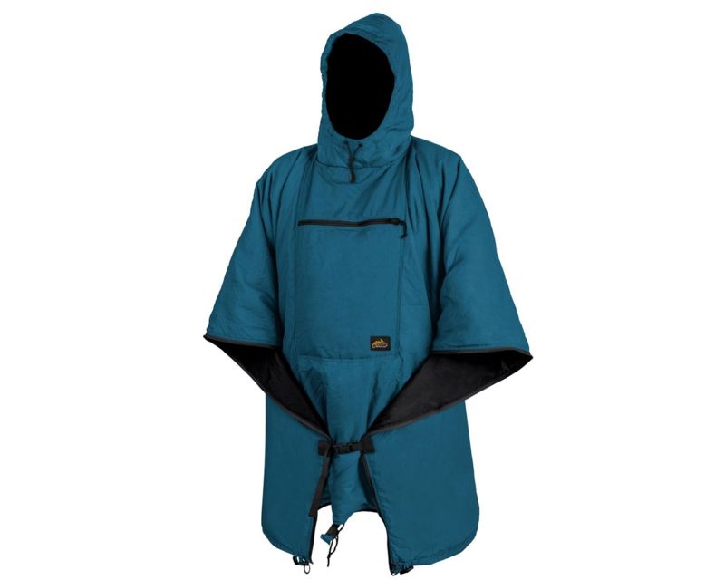 Helikon Swagman Roll Climashield Apex poncho with sleeping bag function - Aqua Blue
