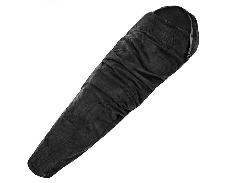 Mil-Tec Fleece Sleeping Bag - Black
