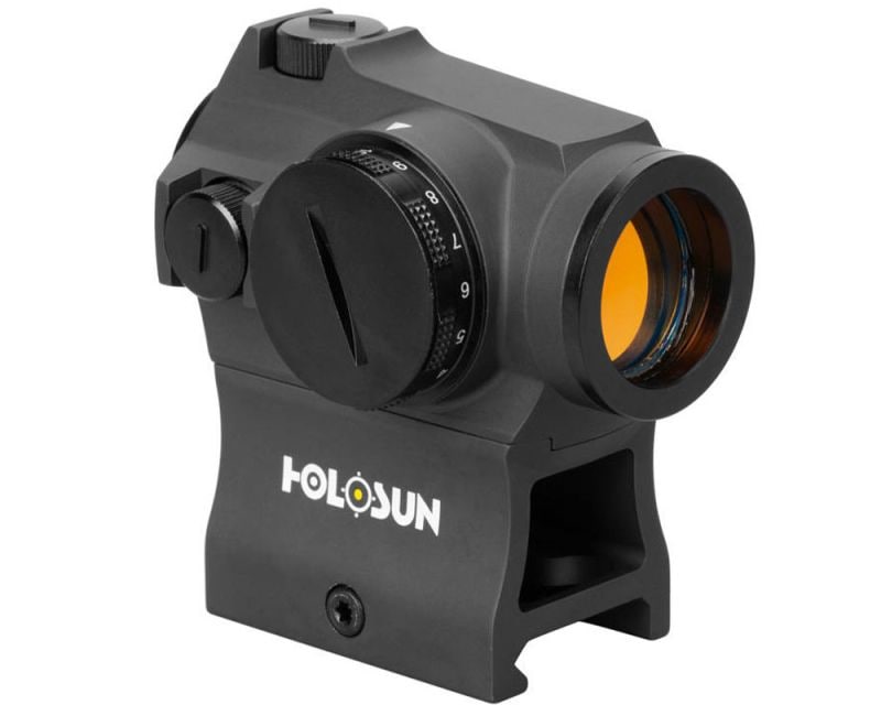 Holosun HE403R-GD Gold Dot collimator - low and 1/3 Co-witness mounts