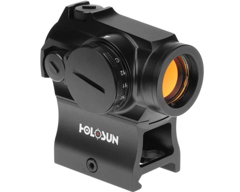 Holosun HE503R-GD Gold Dot - low and 1/3 Co-witness mount