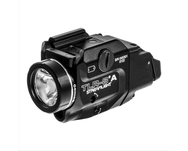 Streamlight TLR-8A Weapon Flashlight - 500 lumens, Red Laser