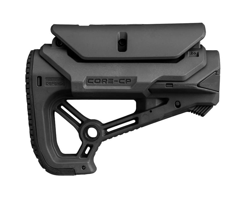 FAB Defense GL-CORE S CP Stock for AR15/M4 Mil-Spec CQB Carbines - Black
