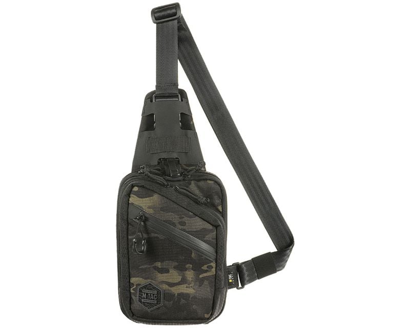 M-Tac Sling Elite Hex Pistol Bag - Multicam Black / Black