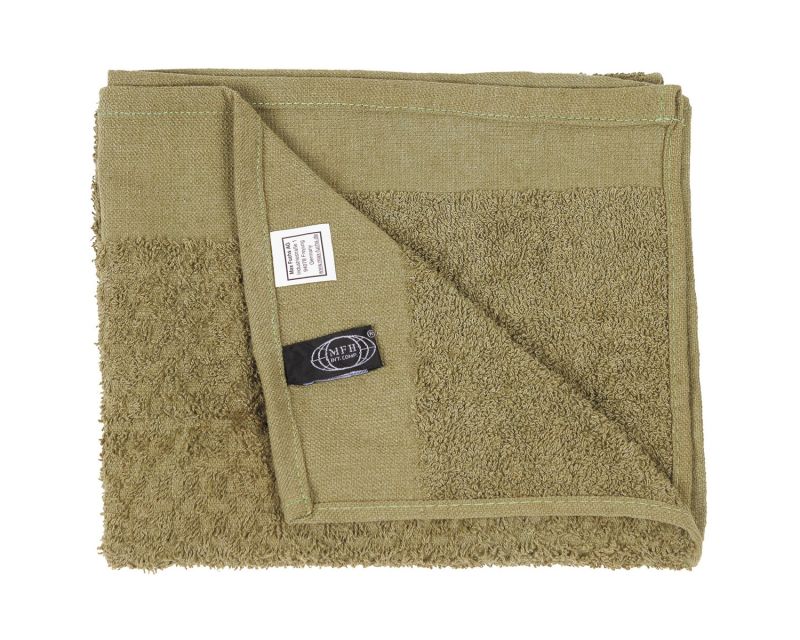 MFH BW Towel Terry Olive cotton towel - 90 x 45 cm