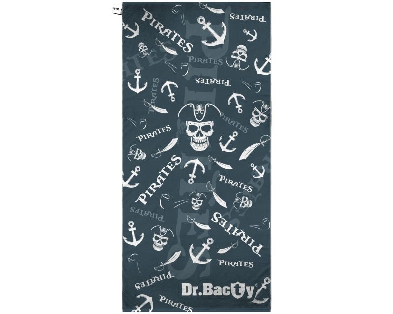 Dr.Bacty quick-drying towel 70x140 cm - Pirates