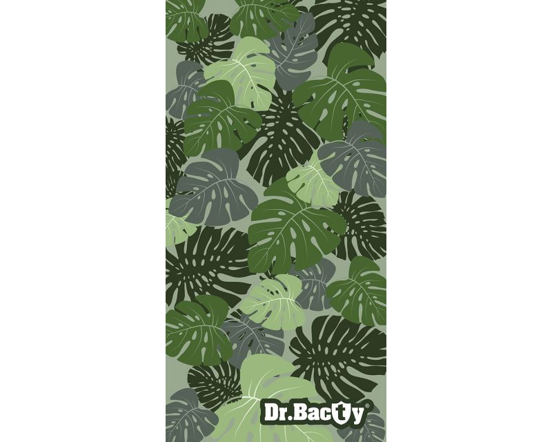 Dr.Bacty quick-drying towel 60 x 130 cm - leaves