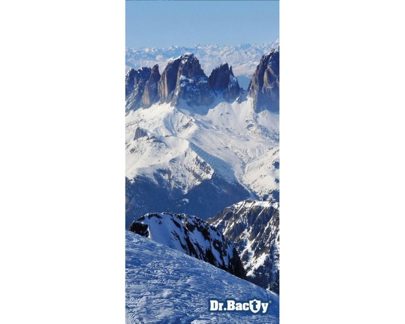 Dr.Bacty quick-drying towel 70 x 140 cm - mountains