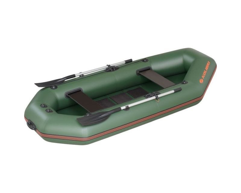 Kolibri K-280T Inflatable boat with a fender - Green