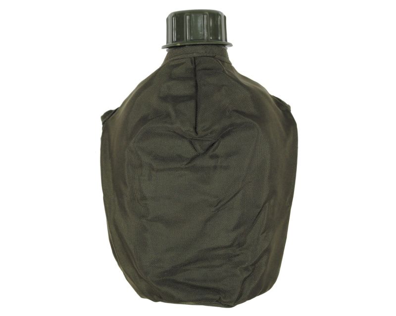 MFH Plastic Canteen 1 l with Cover - Olive
