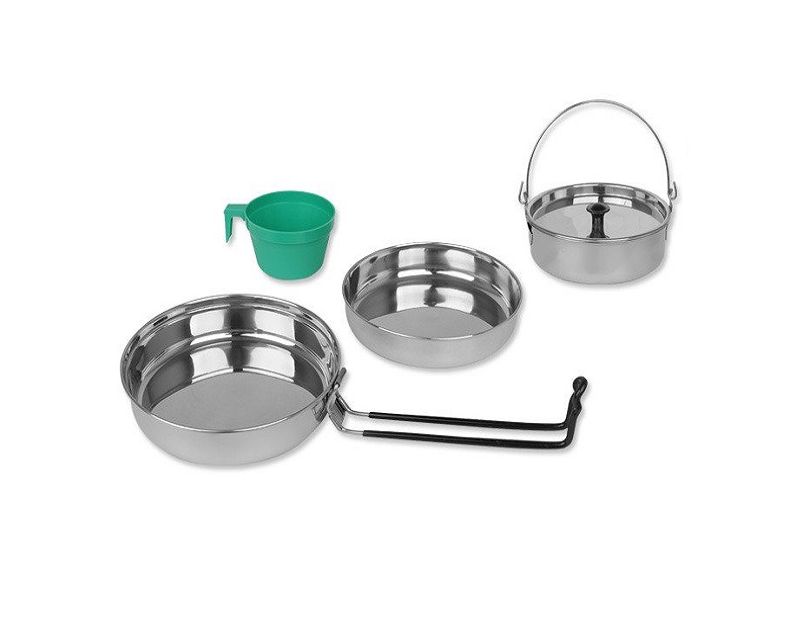 Camping kit Mil-Tec Stainless Steel - 5 elements