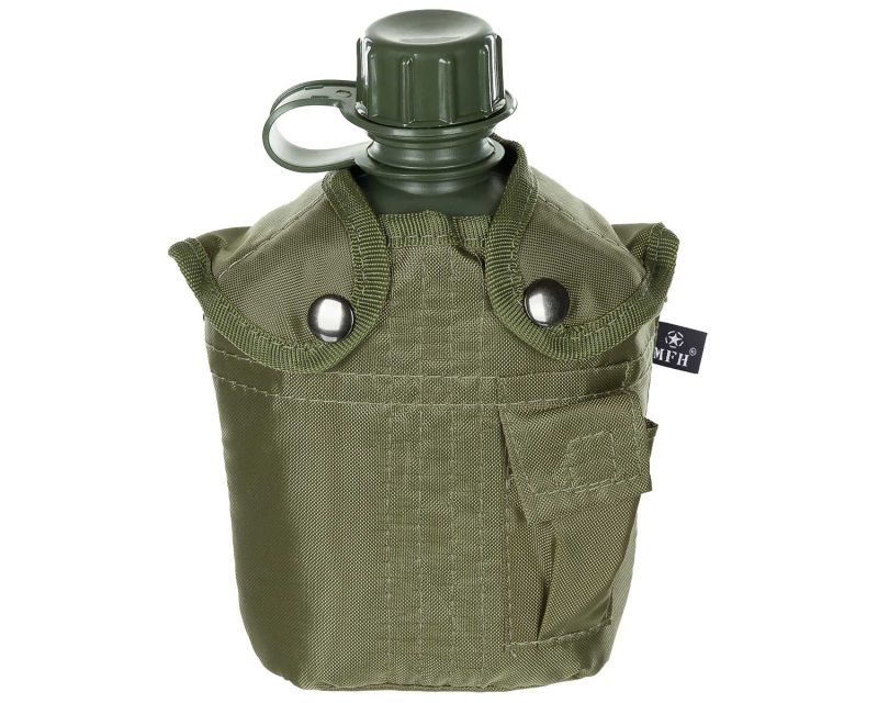 MFH Canteen with cover 1 l - Olive