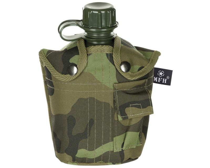 MFH Canteen with pouch 1 l - M95 CZ Camo