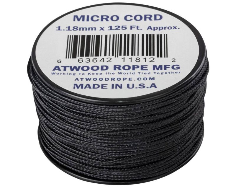Atwood Rope MFG Micro Cord 38 m - Black