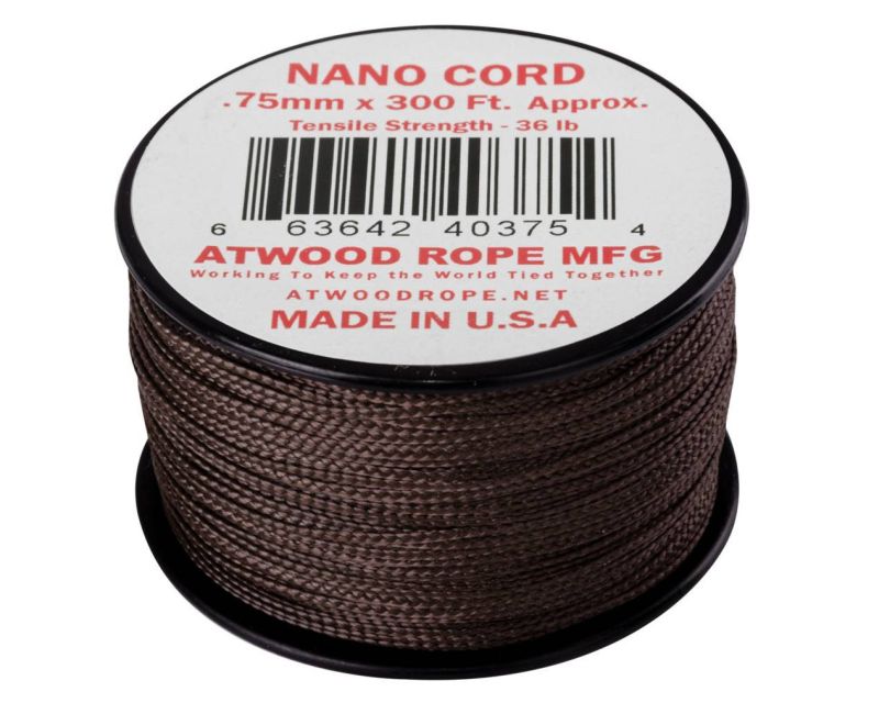 Atwood Rope MFG Nano Cord 91 m - US Brown