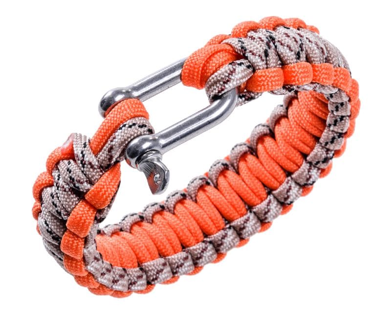 BCB Paracord Bracelet 9' Orange/Tan