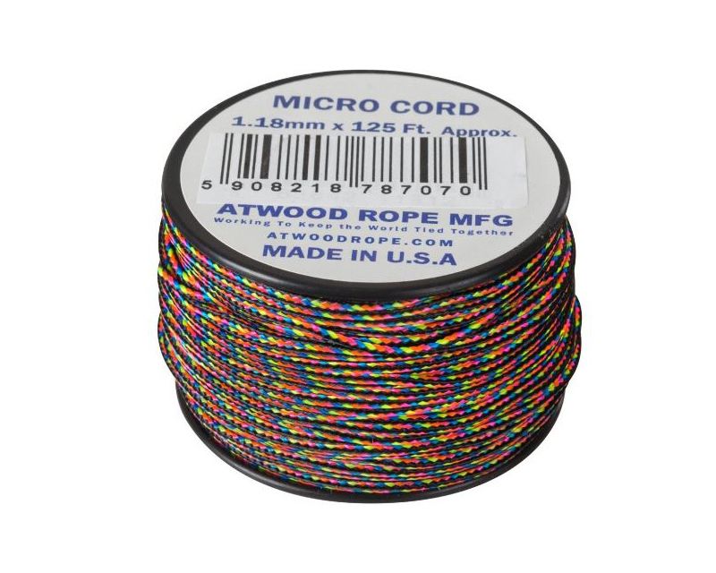 Atwood Rope MFG Micro Cord 38 m - Dark Stripes