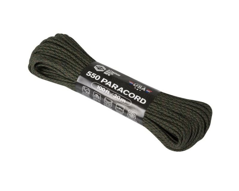 Atwood Rope MFG 550 Paracord Color Changing Patterns line 30 m - Covert