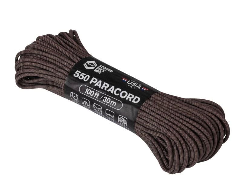 Atwood Rope MFG 550 Paracord 30 m - Brown