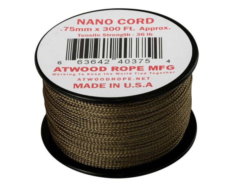 Atwood Rope MFG Nano Cord 91 m - Coyote