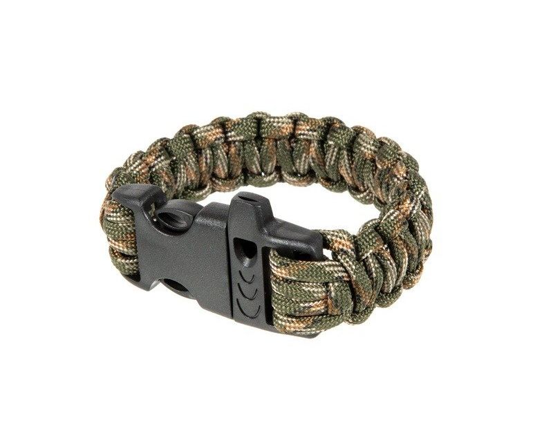 Element Fastex Paracord Bracelet with Whistle - Camo