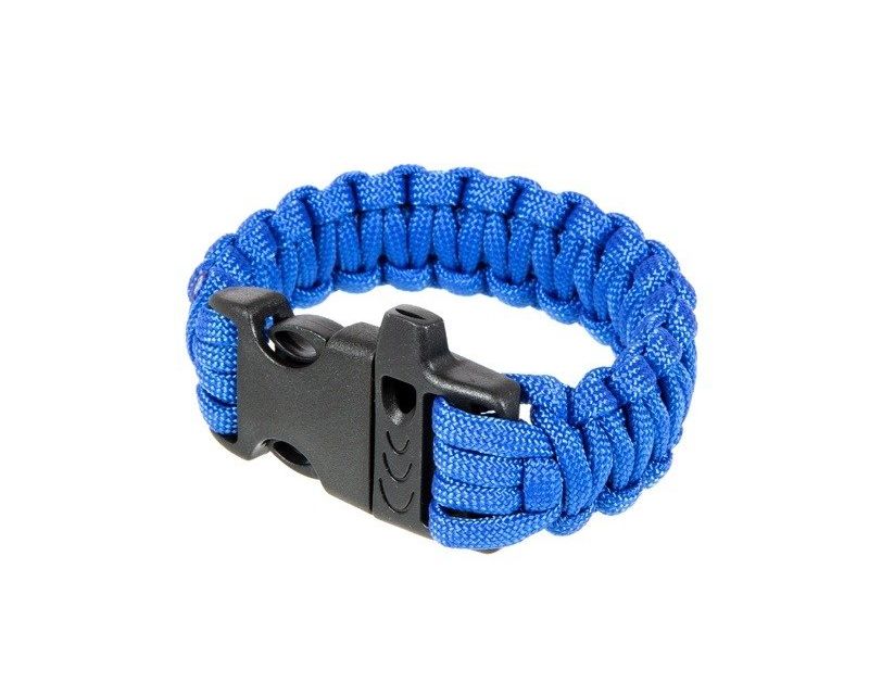 Element Fastex Paracord Bracelet with Whistle - Blue