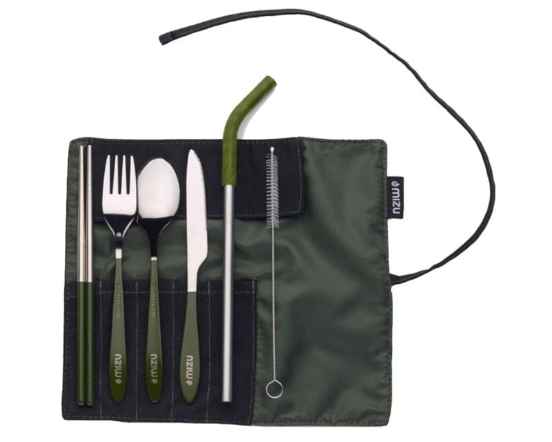 Mizu Urban Cutlery Set - Army Green